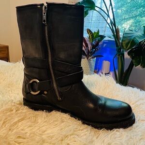 Frye Black Leather Boots